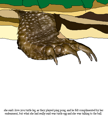 turtle leg